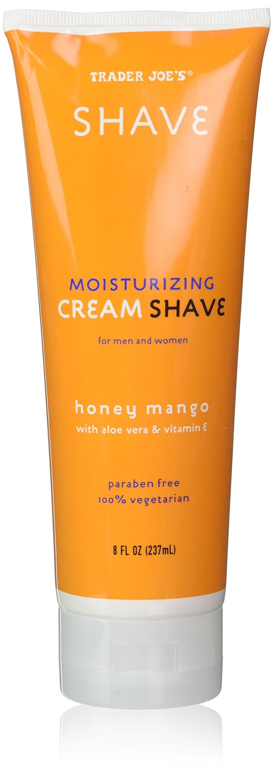 (2 Pack) Trader Joe's Honey Mango Moisturizing Shave Cream with Aloe Vera and Vitamin E for Men and Women