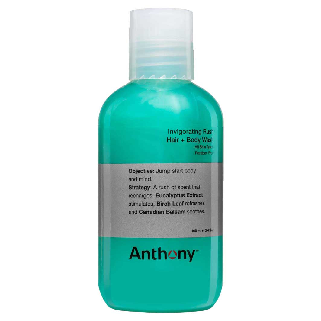 Anthony Logistics Invigorating Rush Hair & Body Wash - 100ml