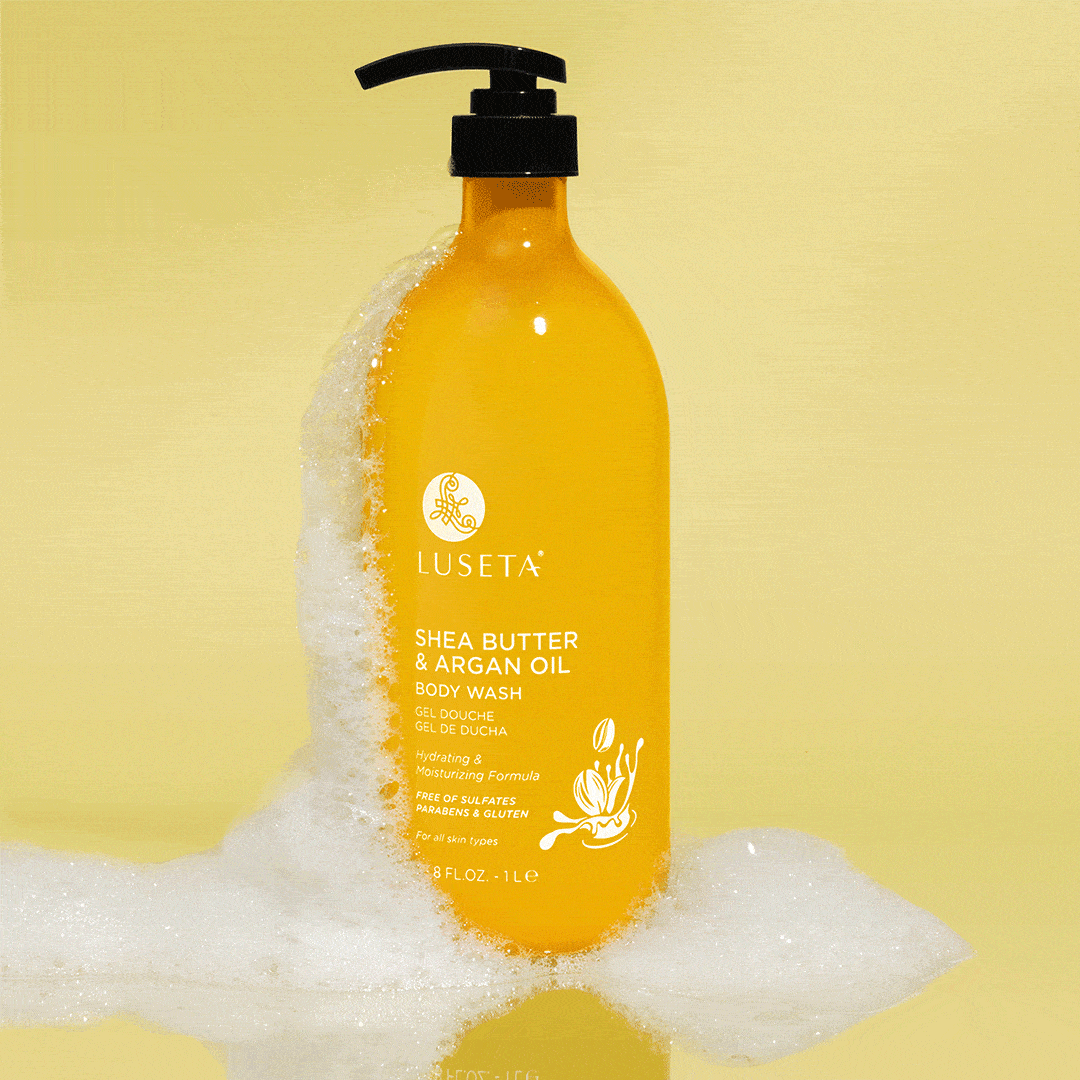 Shea Butter & Argan Oil Body Wash Body Wash Luseta Beauty 33.8oz