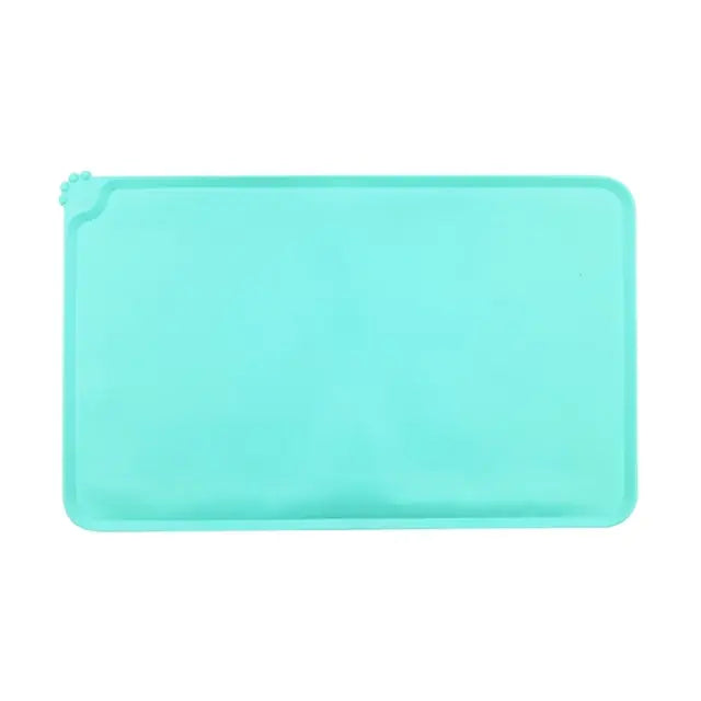 Silicone Pet Bowl Mat Green 48x30cm