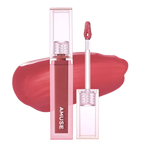 Amuse SEOUL DEW TINT 12 SUNDAY | Deep brown red | Dewy, glossy, moisturizing, long-lasting color, youthful glow, allergen-free, vegan