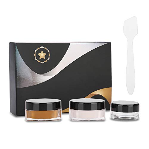 Scar Tattoo Concealer, Upgrade Professional Scar Tattoo Concealer Makeup Cover Cream Set For Hiding Scars, Birthmarks and Tattoos