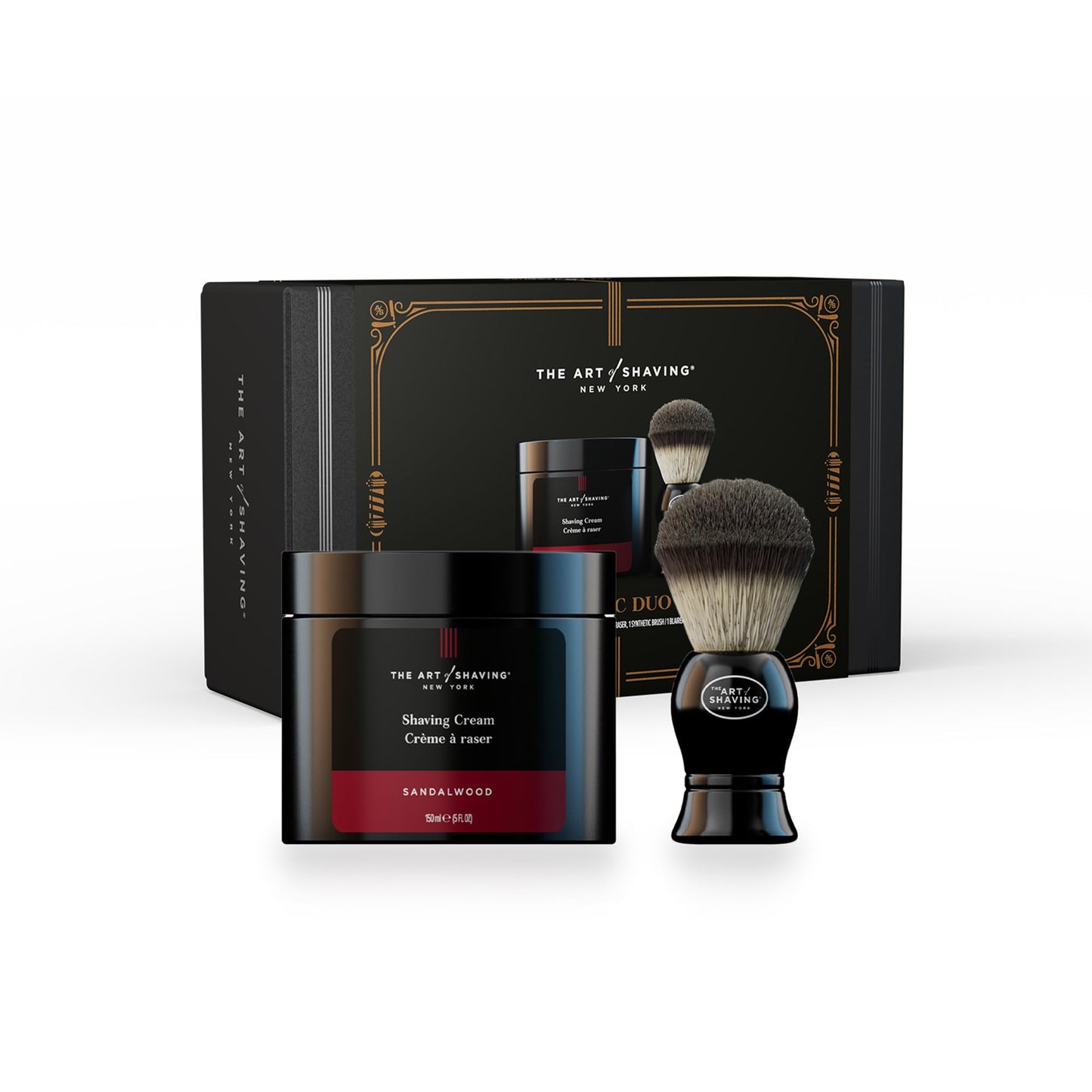 The Art of Shaving Sandalwood Iconic Duo Giftset - Shaving Cream 5oz & Shaving Brush