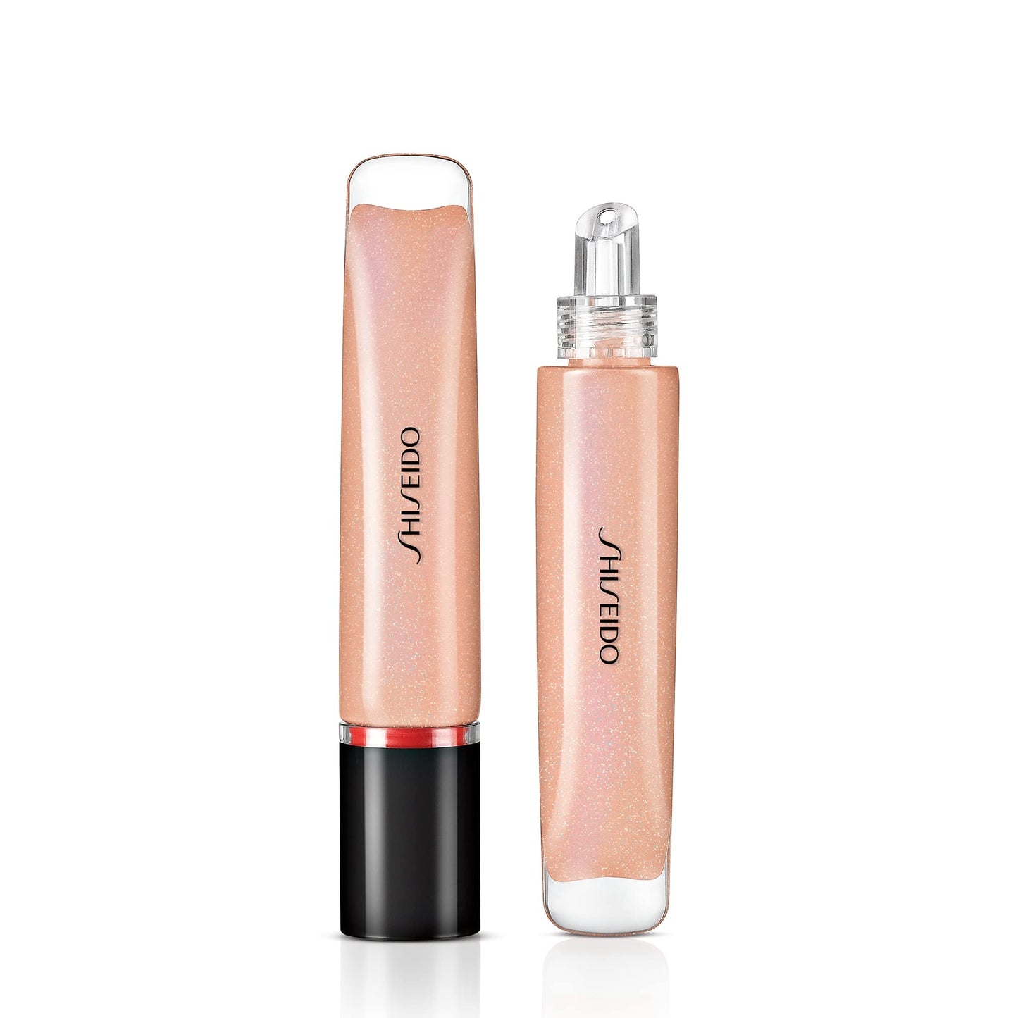 Shiseido Shimmer GelGloss, Toki Nude 02 - High-Shine Lip Gloss for Mirror-Like Crystalline Finish - 12-Hour Hydration - Weightless & Non-Sticky