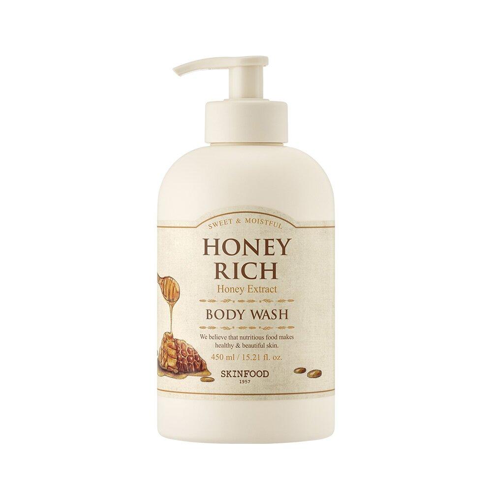 [NEW] SKINFOOD Honey Rich Body Wash / Lotion 450mL