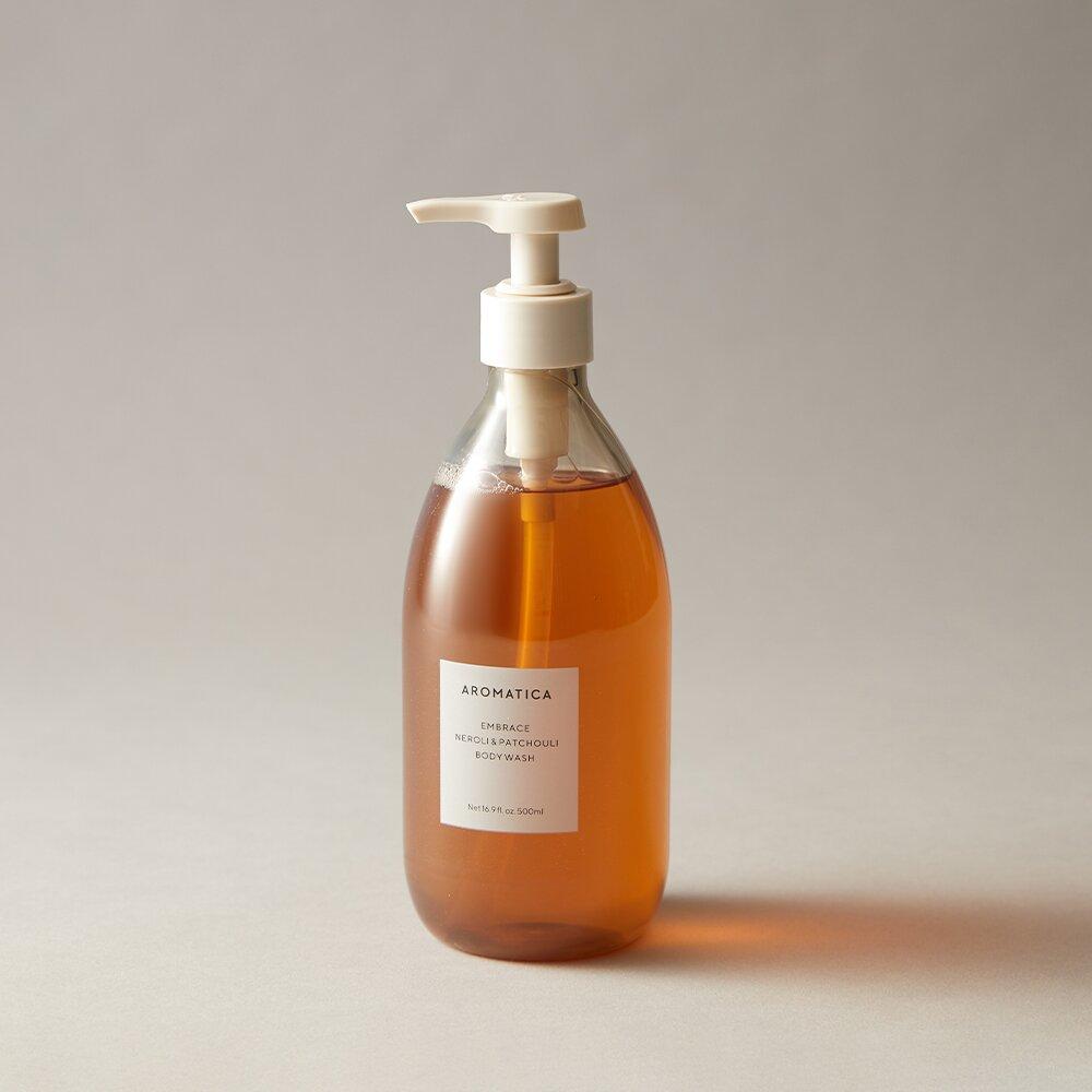 [Large Size] AROMATICA Embrace Body Wash/Lotion Neroli & Patchouli 500mL