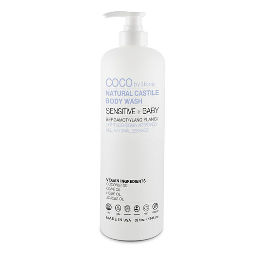 32oz Sensitive + Baby Body Wash
