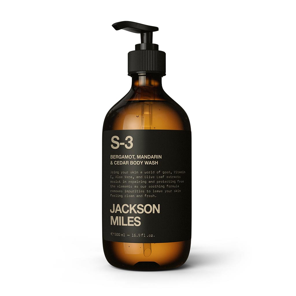 S-3 Bergamot, Mandarin & Cedar Body Wash