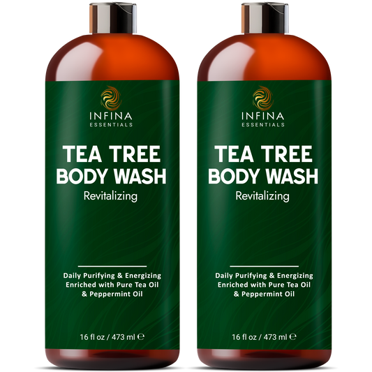 Tea Tree Body Wash for Men & Women Twin Set