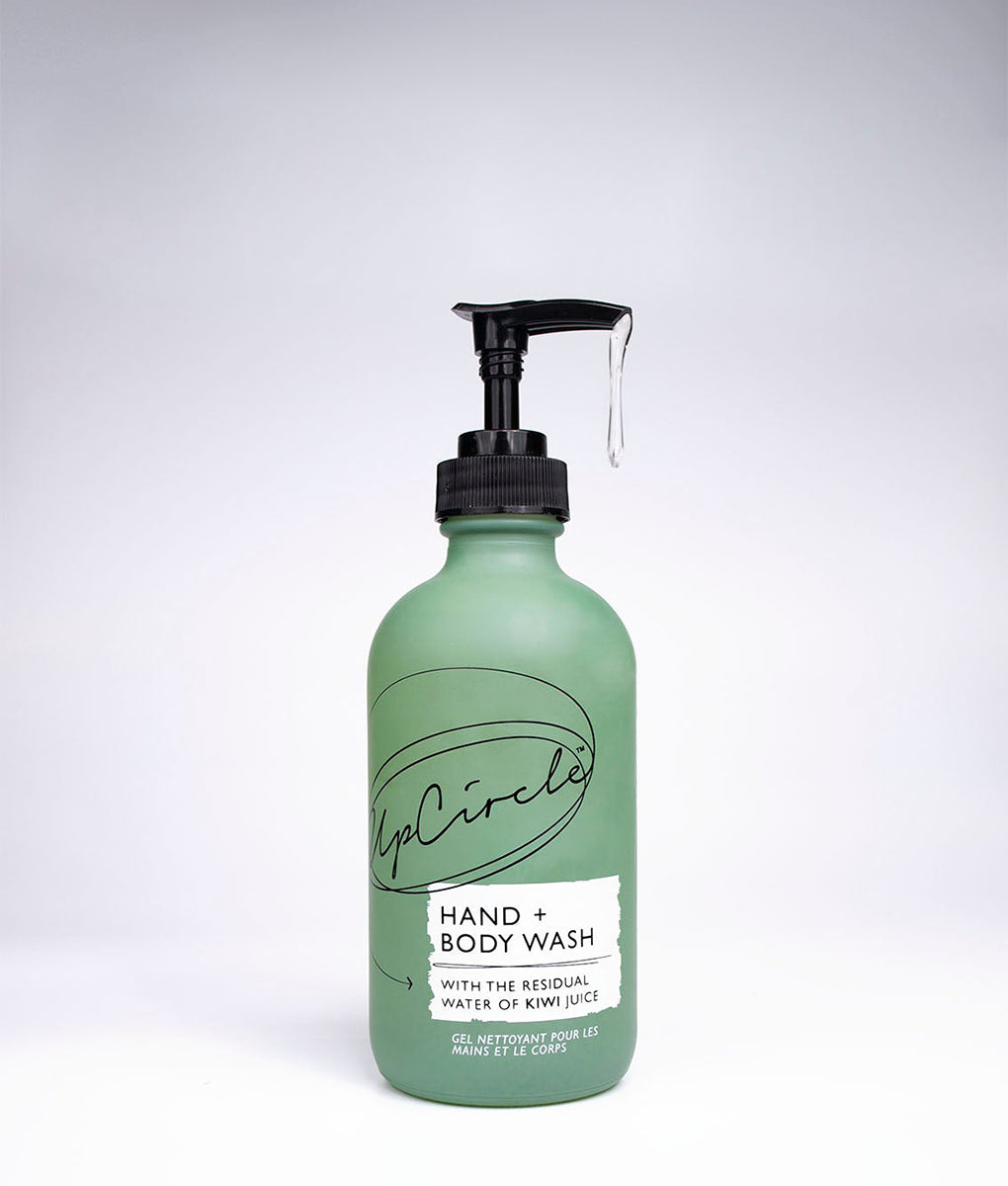 UpCircle Lemongrass & Kiwi Water Hand & Body Wash Pump Lid - 250ml